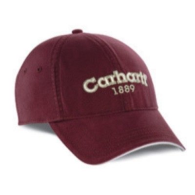Carhartt 's Logo Cap Wine  eb-54421296